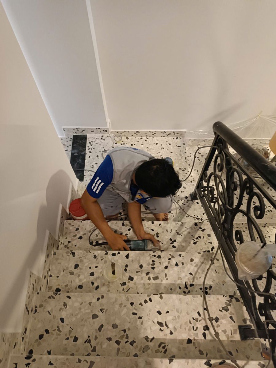 Cách Xử Lý Sàn Đá Trầy Xước Trước