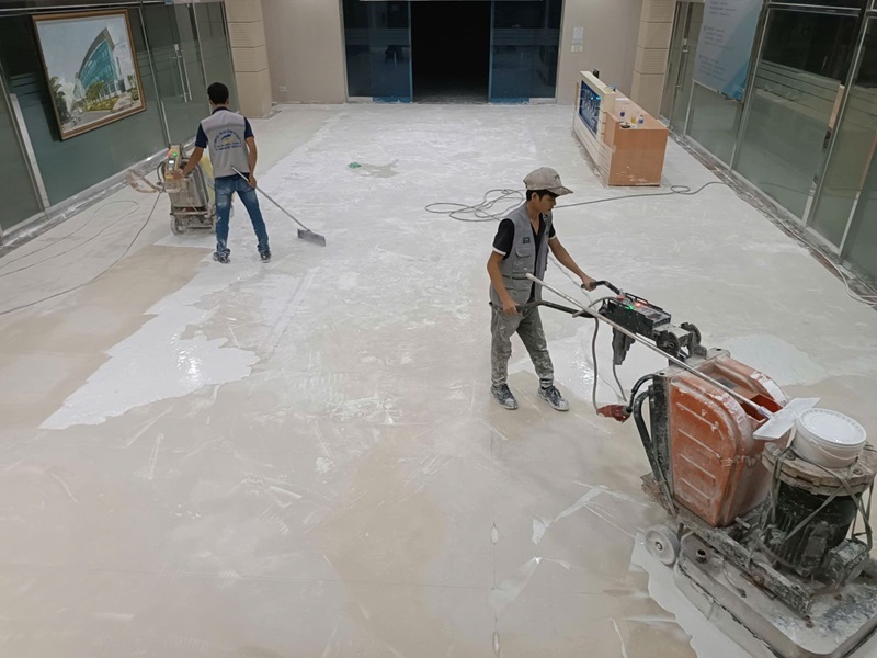 chống ố vàng cho đá trắng sau khi đánh bóng