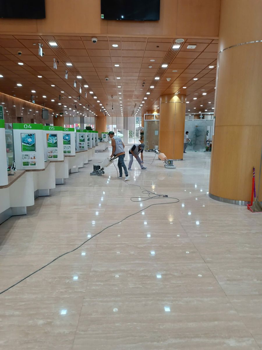 chống ố vàng cho đá trắng sau khi đánh bóng