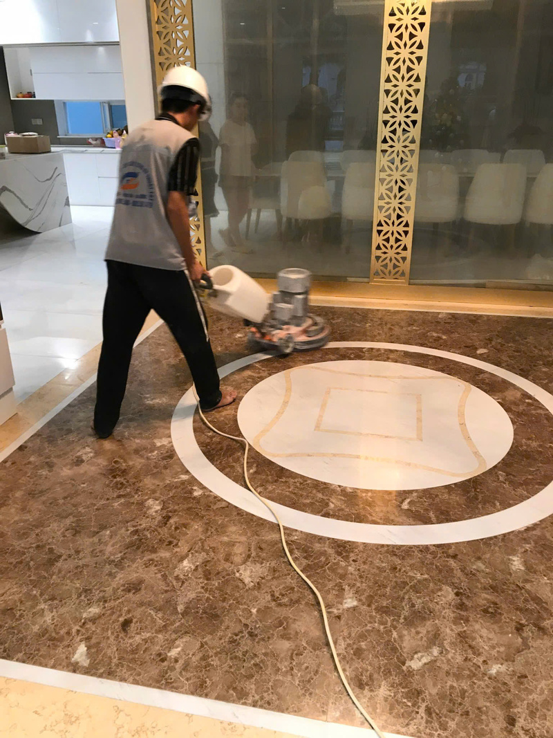 Công nghệ mới trong đánh bóng sàn đá