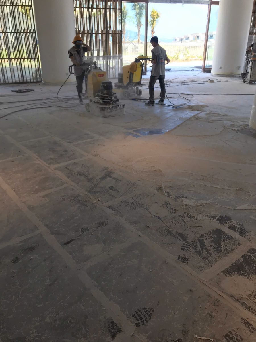 Đánh Bóng Sàn Đá Cho Biệt Thự Cao Cấp