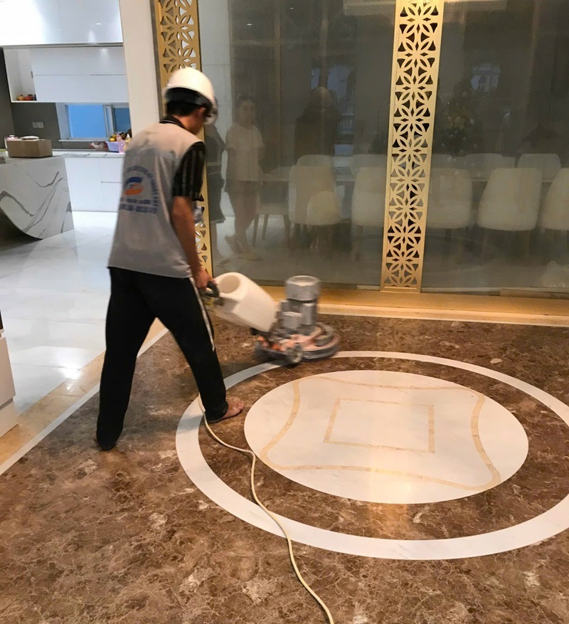 Tại sao cần đánh bóng sàn đá marble?