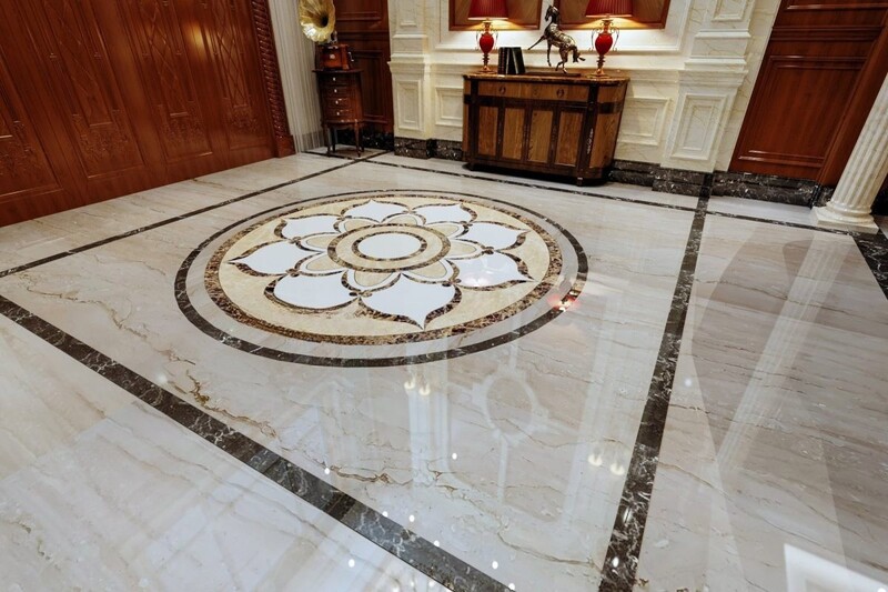 Đánh bóng sàn đá Marble có cần hóa chất không