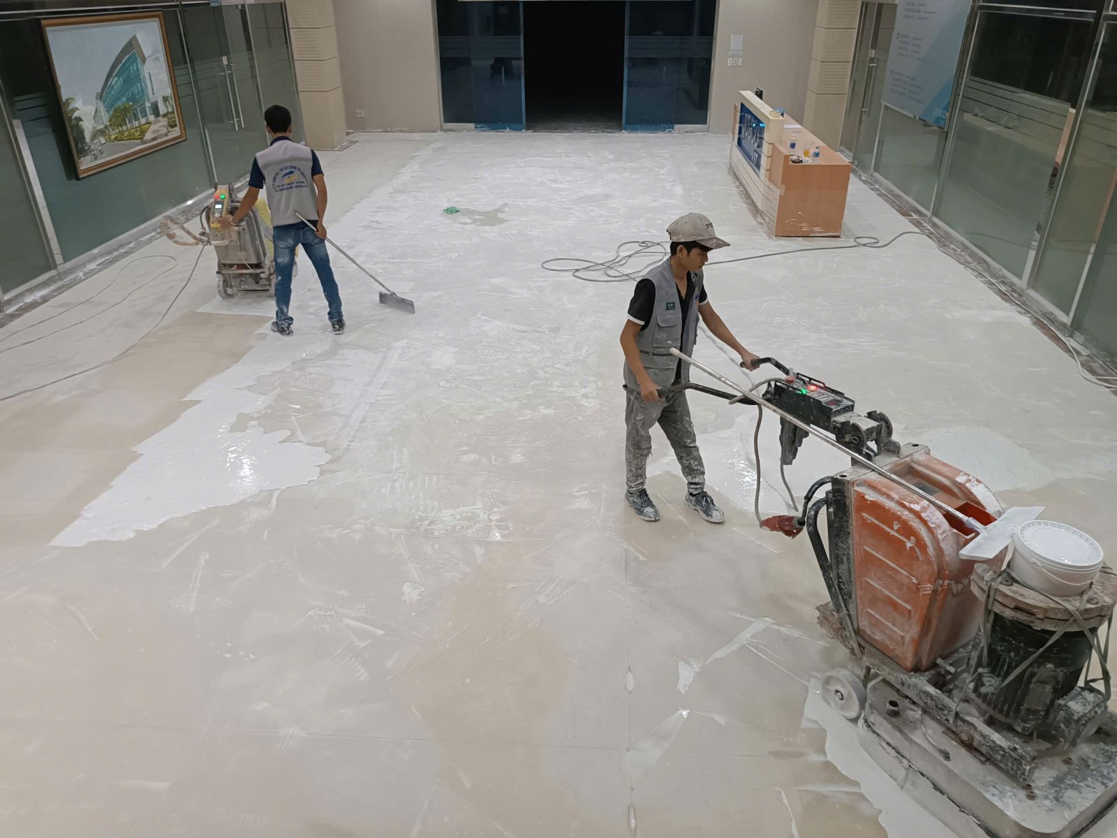 Sàn Đá Bị Xỉn Màu