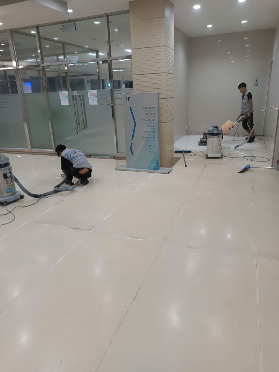 Sàn Đá Bị Xỉn Màu