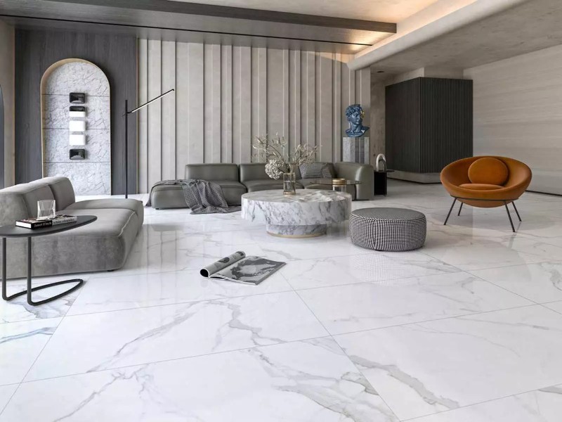 Sàn đá trong thiết kế nội thất