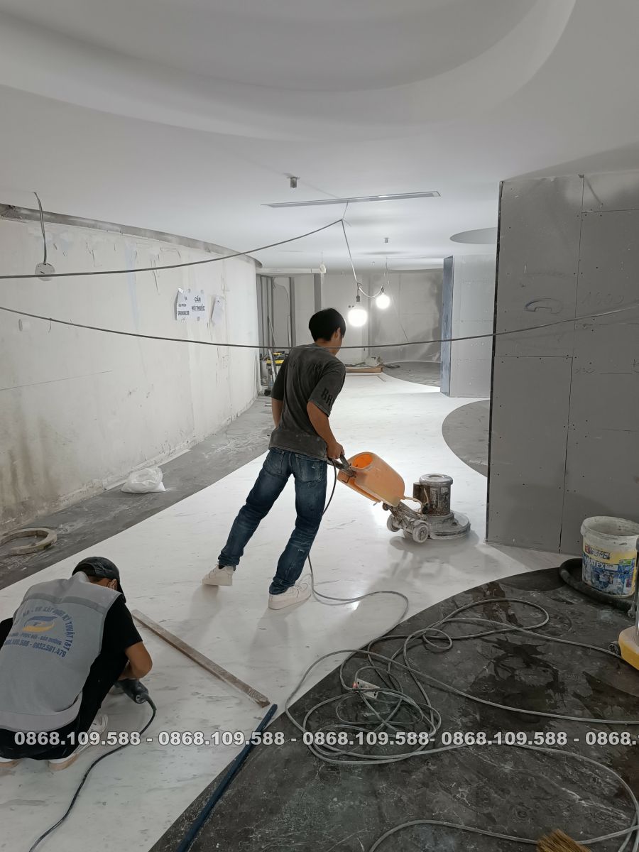 đánh bóng sàn đá marble bình dương