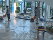 Quy trình phục hồi sàn hội nghị từ khảo sát đến hoàn thiện